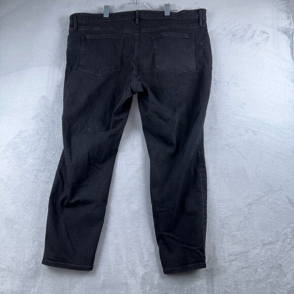 Loft Plus High Waist Skinny Jeans Stretch Slim Pockets Womens Black Size W42 - Picture 2 of 11